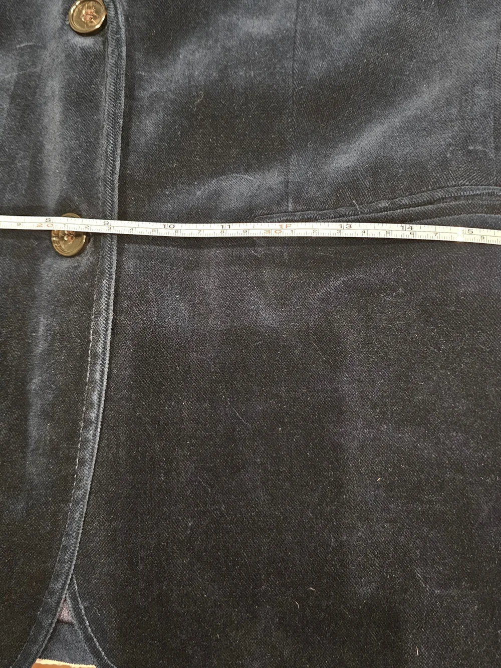 J.Crew Schoolboy Blazer 4T Tall Navy Blue Velvet Cotton Preppy Academia Holiday